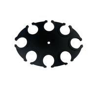 Agwuoetr Support de Support Multi-Microphone pour Les Microphones Dynamiques Portables Organisateur de Support de Micro Compact