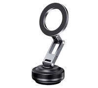Agwuoetr Support de Téléphone Amélioré Support de Téléphone de Voiture Magnétique 360° Rotation Anti-Dérapant Antichoc Ventouse sous Vide Convient Universellement à Les Téléphones Gris