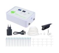 Agwuoetr Système D'Arrosage Automatique Programmable pour Plantes, Pompe Auto-Amorçante Intégrée, Minuterie D'Arrosage Intelligente, 2 M, 16 Pots (UE)