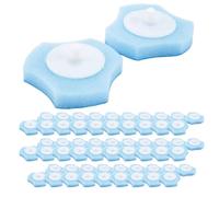 Agwuoetr Système de Nettoyage de Toilettes Jetables Recharge Jetable dans Les Toilettes Recharges Jetables pour Brosse Fraîche - 180 Recharges