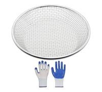 Agwuoetr Tamis pour Compost de Sol et de Sable de Jardinage, Tamis pour Compost de Sable, Roches, Terre, pour Seau de 5 Gallons (1/4 Pouce)