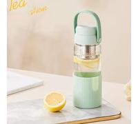 Agwuoetr Tasse à Café en Verre avec Couvercle, Vaisselle pour Café et Thé, Idéale pour