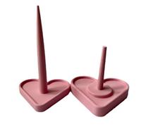 Agwuoetr Tricoting Yarn Spinners Organizer Storage Holder 3D Print Soupchage Vertical Shiny-Design Love Heart Rotary Plastic Tools