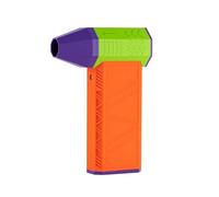 Agwuoetr Turbine Violente Ventilateur, Type de Ventilateur à Jet, Éclairage LED, 130 000 Tr/Min de Vitesse Du Vent, Moteur Sans Balais de 52 M/S, Ventilateur Turbo Conduit Orange