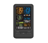 Agwuoetr Tuya Smart WiFi Station Météorologique Thermomètre Thermomètre Humidité Capteur de Qualité Air Qualité D'Index Light Index pour