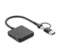 Agwuoetr USB C/USB Mâle à 2xUSB2.0 + 1xUSB3.0 + 1xtype C Extension du Câble Séparateur pour Le Clavier PC Utilisation