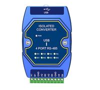 Agwuoetr USB to -485 Convertisseur de Ports Série 4 Ports Série Cdebyte E810-U41c Interface USB-C 6M Taux Industriels Grade 1500 V