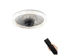 Agwuoetr Ventilateurs de Plafond avec des Lumières et Éloignés 3000-6000K Dimmable LED Fandelier pour de la Chambre B