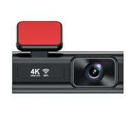 Agwuoetr WiFi Mini Dash Cam Car DVR, Double Lens Front & Arrière 1080p, Vision Nocturne, Moniteur de Stationnement, Caméra de Sécurité Black Box 4K