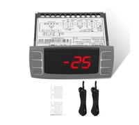 Agwuoetr XR06CX-4N1F1 Contrôleur de Température de Thermostat Numérique avec Capteur de Température pour les Réfrigérateurs Commerciaux de 120 V 50-60Hz