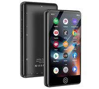 AGXOV 144GB Lecteur MP3 avec Wi-Fi et Bluetooth, Écran tactile de 4,02 pouces Lecteur MP4, Android lecteur de musique avec Spotify, Amazon Music, Deezer, FM-Radio, Sprachrecorder, E-Book-Reader (Noir)