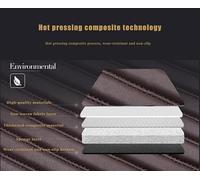 AGYF Cuir Tapis Coffre Voiture pour Volvo EX30 2023-2024, Antidérapant Bac de Coffre Cargaison Tapis de Doublure -Anti Rayures Coffre Doublure Facile à Utiliser,B Red