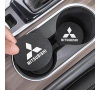 AGYF Dessous de Verre de Voiture pour Mitsubishi ASX Pajero Sport Outlander Grandis,sous-Verres de Porte-gobelet de Voiture,Dessous de Verre de Voiture pour Porte-gobelets,Porte gobelet Voiture