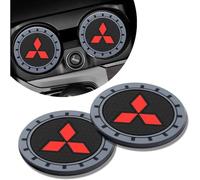 AGYF Dessous de Verre de Voiture pour Mitsubishi Eclipse Spyder Pajero Sport,sous-Verres de Porte-gobelet de Voiture,Dessous de Verre de Voiture pour Porte-gobelets,Porte gobelet Voiture