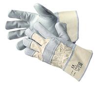 ah 1812 de gants en cuir a, manchette, simple, naturel, Taille 10.5, Lot de 10
