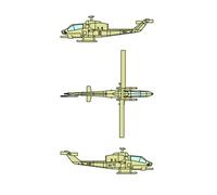 Trumpeter AH-1W Hélicoptère Cobra 06255 1/350