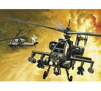 AH-64 Apache Hélicoptère Maquette Plastique 1:72 Modèle ITALERI