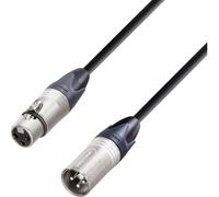 AH Cables Câble de microphone noir Mâle XLR/femelle XLR