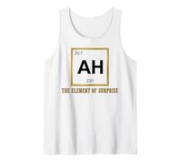 Ah The Element of Surprise Chemistry Science Humor Débardeur