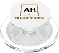 Ah The Element of Surprise Chemistry Science Humor PopSockets PopGrip pour MagSafe