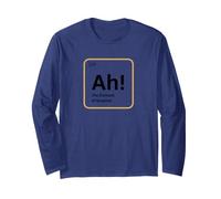 Ah The Element of Surprise Drôle Chimie Science Humour Manche Longue