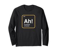 Ah The Element of Surprise Drôle Chimie Science Humour Manche Longue