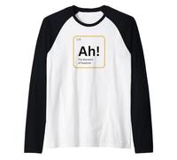Ah The Element of Surprise Drôle Chimie Science Humour Manche Raglan