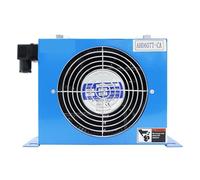 AH0607T-CA Échangeur de chaleur refroidissement d'huile radiateur débit 40 L/min broche plaque refroidisseur Système hydraulique Applications polyvalentes(1/2",DC12V)