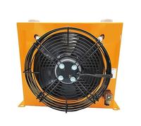 AH1012T-CA Refroidisseur d'air hydraulique Grue montée sur camion Refroidisseur de refroidissement de réservoir de carburant modifié Radiateur d'huile refroidi par air(12V)