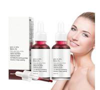 AHA 30% + BHA 2% Peeling Solution,2pcs Peeling Visage,Solution Exfoliante,Peeling Exfoliant,Peeling Visage Puissant,Sérum Exfoliant,Réduit Points Noirs,Pores