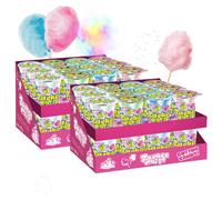 AHA Barbe à papa 7 variétés colorées, 48 x 20 g dans un gobelet, pack avantageux, 7 saveurs