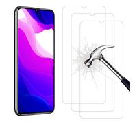 AHABIPERS 3-Pièces Protection écran pour Xiaomi Mi 10 Lite 5G Verre trempé, HD Full Coverage Premium Film, 9H Dureté, sans Bulles, Anti-Rayures, Ultra Clair Protection Verre Trempé pour Mi 10 Lite 5G