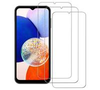 AHABIPERS 3 Pièces Verre trempé pour Samsung Galaxy A14 Protection écran HD Full Coverage Premium Film Protection Ecran pour Samsung Galaxy A14 4G / 5G (6.6 inches) Bulles Anti-Rayures Ultra Clair