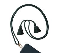 AHABIPERS Cordon Telephone Portable, Universelle Franges Cordon Tour de Cou en Bandoulière avec Patch, Sangle de Suspension Amovible Réglable Résistante Compatibles avec Plupart des Smartphones -Vert