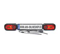 AHAKA TL7PMD36 Barre Lumineuse à 7 Broches pour Porte-vélos et remorques