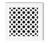 AHANDMAKER Couvre-aération acrylique, couvre-aérations à motif hexagonal blanc décoratif, couvre-aérations décoratifs blancs pour murs et plafonds, 19,8 cm x 19,8 cm