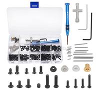 AHANDMAKER Outil de Réparation de Kit de Vis RC, M2 M2.5 M3 vis Boulon et Écrous Clé Allen Bras Oscillant Broche Vis Kit pour 1/14 pièces de Rechange de Voiture RC