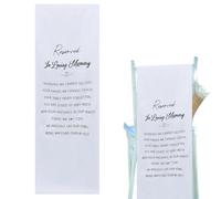AHANDMAKER Plaque de siège réservée pour quelqu'un dans le ciel | 126 x 40 cm - Plaque commémorative de mariage avec plaque réservée - Économisez un espace pour l'amour du ciel