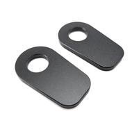 Aharon Support Clignotant Moto Lot de 2 - Adaptateur LED Filetage M8/M10 - Plaque de Fixation Plastique ABS - Accessoire Clignotant Universel