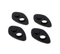 Aharon Support Clignotant Moto Lot de 4 - Adaptateur Clignotant LED M8/M10 - Plaque de Montage CNC en Aluminium - Accessoire Moto Universel