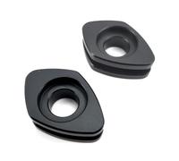 Aharon Supports de clignotants LED pour moto en pack de 2 | Compatibles avec Ducati, filetage M8/M10 | Plaques de montage en plastique | Plaques d'adaptation Feux clignotants pour motos