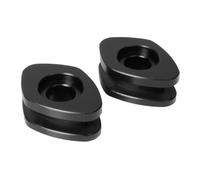 Aharon Supports de clignotants LED pour moto en pack de 2 | Compatibles avec Ducati, filetage M8/M10 | Plaques de montage en plastique | Plaques d'adaptation Feux clignotants pour motos