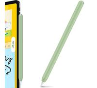 AhaStyle Coque de protection ultra fine en silicone pour Apple Pencil 2e génération et Apple Pencil Pro (2024) compatible avec le chargement magnétique et le double robinet Vert avocat