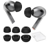 AhaStyle Embouts D'écouteurs pour Samsung Galaxy Buds4 Pro (2026) & Galaxy Buds3 Pro (2024) - avec Orifice Réduction Bruit Grille Anti-poussière 3 Paires Silicone D'embouts d'oreille Boîte Rangement