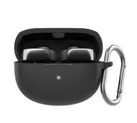 AhaStyle Silicone Coque pour New Bose Ultra Open Earbuds (2024) [Mousqueton en Métal Ajouté] Étui Protection Anti-Rayures Antichoc Housse pour New Bose Ultra Open Earbuds 2024(Noir)