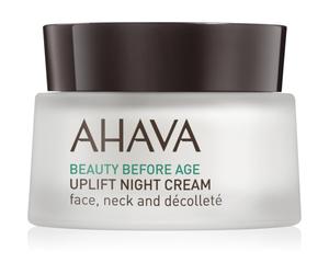 AHAVA Beauty Before Age crème de nuit liftante visage, cou et décolleté 50 ml