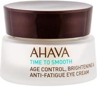 Ahava Time To Smooth Brightening Age Control Crème pour les yeux éclaircissante et anti-fatigue 15 ml