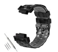 ahayo Bracelet de montre en silicone bicolore pour Casio gshock DW5600/8900, respirant et facile à monter pour GA-100/GW-B5600/GB-5600, 22mm, Acier inoxydable, Pas de pierre précieuse