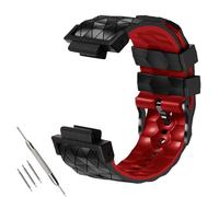 ahayo Bracelet de montre en silicone bicolore pour Casio gshock DW5600/8900, respirant et facile à monter pour GA-100/GW-B5600/GB-5600, 22mm, Acier inoxydable, Pas de pierre précieuse