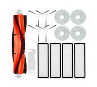 AhCor - Ensemble de pièces de rechange pour aspirateur robot - Filtre aspirateur - Compatible Xiaomi S10+/S10 Plus